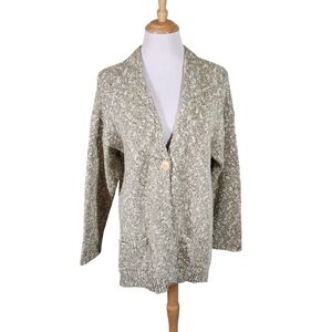 Pure Jill By J Jill Women's Cardigan Oversized Sweater - Green